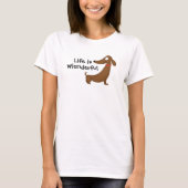 Leuk T-shirt met Dachshund (Voorkant)