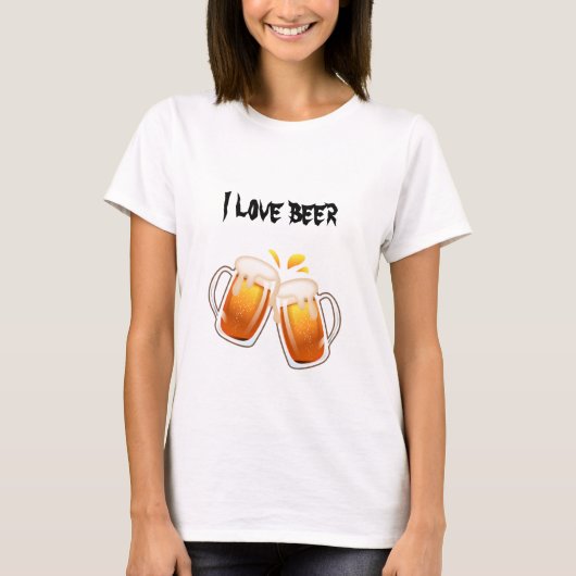 Leuk T-shirt voor bierliefhebbers (Voorkant)