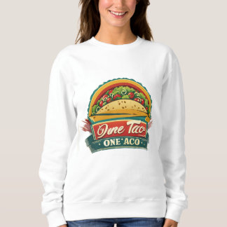 Leuk Taco Sweatshirt voor Food Lovers