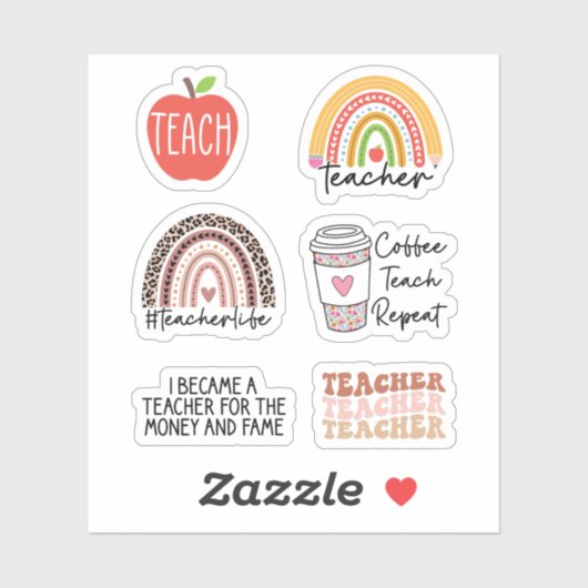 Leuk Teacher Sticker Pack - Leraar Appreciation (Vel)