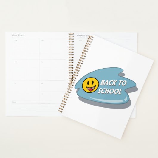 Leuk Terug naar School Smiley Face Planner (Display)