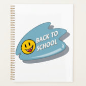 Leuk Terug naar School Smiley Face Planner (Voorkant)