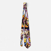 Leuk Trendy Abstract Stropdas (Achterkant)