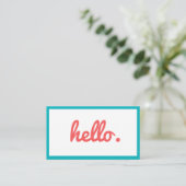 leuk trendy kleurrijk Visitekaartje (Staand voorkant)