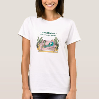 Leuk tuinieren T-shirt - plant gebaseerde therapie
