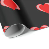 Leuk Valentijnsdag hartpatroon Cadeaupapier (Rol Hoek)