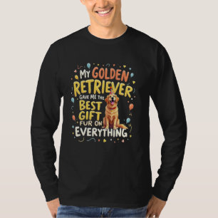 Leuk Verjaardags Geschenk Golden Retriever Hond T-shirt