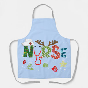 Leuk Verpleegster Kerst schort. Schort