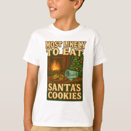 Leuk Vintage Kerst Kinder T-shirt