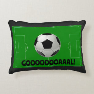 Leuk Voetbal en Pitch GOAL! (Football) Sport Accent Kussen