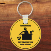 Leuk voor de archieven sleutelhanger (Voorkant)