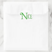 Leuk voor Kerstmis Ronde Sticker (Tas)