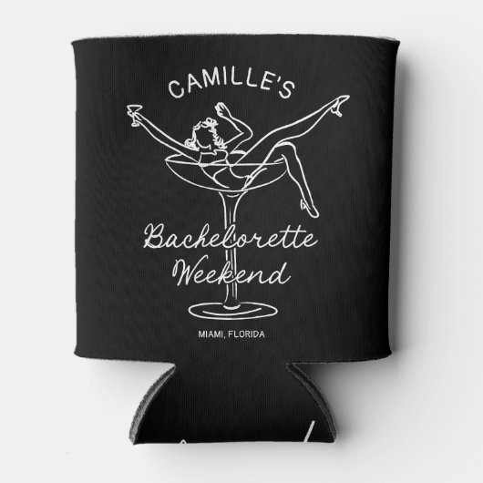 Leuk vrijgezellenweekend blikjeskoeler (Voorkant)