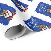 Leuk Vrolijk Kerstmis Bah Humbug Be Kind Leuk Cadeaupapier (Rol Hoek)