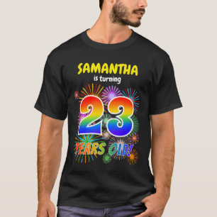 Leuk Vuurwerk, Regenboogblik "23", 23ste Verjaarda T-shirt