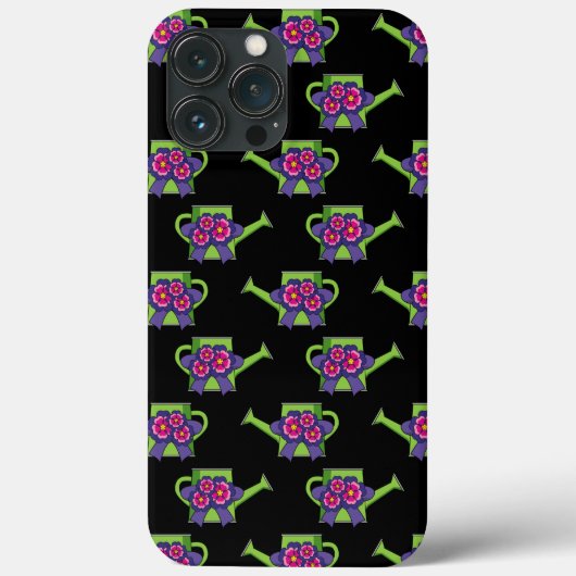 Leuk Watering Can met Bloemen Boeket Case-Mate iPhone Case (Achterkant)