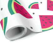 Leuk Watermeloen 1e Verjaardagsfeest Cadeaupapier (Rol Hoek)