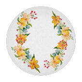 Leuk waterverf bloemontwerp snijplank (Voorkant)