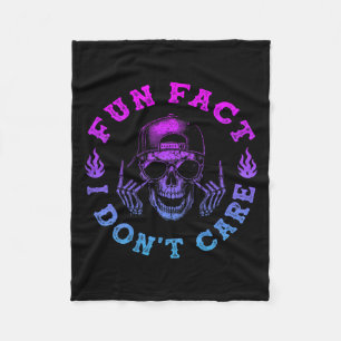 Leuk weetje dat het me niet kan schelen, grappig s fleece deken