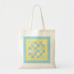 Leuk Welsh Schaap, Faux Patchwork, Canvas tas