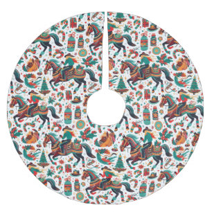 Leuk Western Paard Kerstgroen Kerstboom Rok