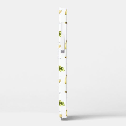 Leuk wit wijnpatroon Case-Mate iPhone case (Achterkant / Links)