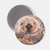 Leuk Zee Otter Koelkast Magnet Gift Magneet (Voorkant / Achterkant)