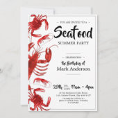 Leuk zeevruchten Zomer Verjaardagsfeest Kaart (Voorkant)