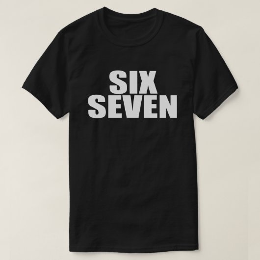 Leuk Zes Zeven 67 Meme | Viraal Gen Alpha Meme-ont T-shirt (Design voorkant)