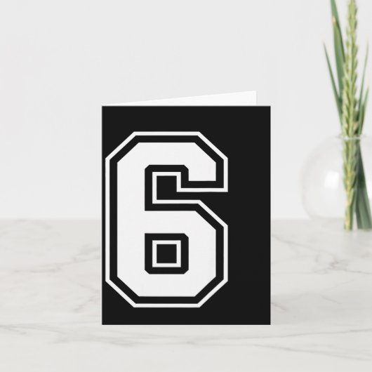 Leuk Zes Zeven 6 7 Meme Design Kaart (Voorkant)