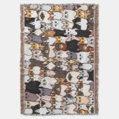 Leuk zo veel katten en Kittens collage Deken (Voorkant Verticaal)