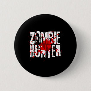 Leuk Zombie Hunter Ontwerp voor Jongens Meisjes Ha Ronde Button 5,7 Cm