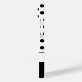 Leuk Zwart Wit polka stippen retro patroon Monogra Case-Mate iPhone Case (Achterkant / Links)