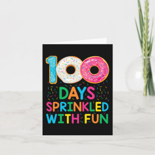 Leuke 100 dagen bestrooid met leuke donut school l kaart