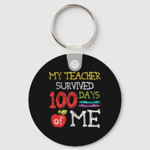 Leuke 100 dagen school kinderen 100ste dag van sch sleutelhanger
