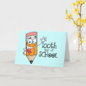 Leuke 100ste Dag van de Gift van de Cartoon van de Kaart (Gele Bloem)