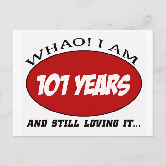 Leuke 101 jaar oude design briefkaart (Voorkant)