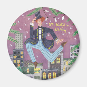 Leuke 12 dagen van Kerstmis tien heren een sprong Magneet