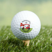 Leuke 19e Hole Aangepaste Kar Persoonlijk Golfballen (Insitu Shirt)
