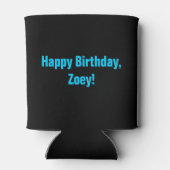 Leuke 21e verjaardag AANGEPASTE TEKST Foto Blikjeskoeler (Achterkant)