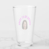 Leuke 21e verjaardag AANGEPASTE TEKST Foto Glas (Achterkant)