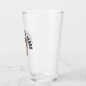 Leuke 21e verjaardag AANGEPASTE TEKST Foto Pint Glas (Links)