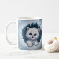 Leuke 3D Kitten Mok Wrap - Koffiekopjes