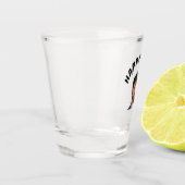 Leuke 40e verjaardag Custom Text Photo Shot Glass Shot Glas (Links)