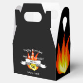Leuke 50e verjaardag "Hot Tamale" gepersonaliseerd Bedankdoosjes (Geopend)