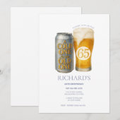 Leuke 65e verjaardag koude voor de oude kaart (Voorkant / Achterkant)