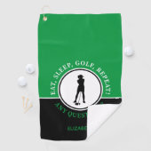 Leuke aangepaste golfer dames dames Pro sportieve  Golfhanddoek (Insitu)