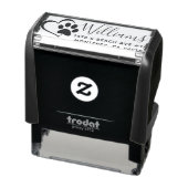 Leuke aangepaste hond adres stempel met hart (Product)