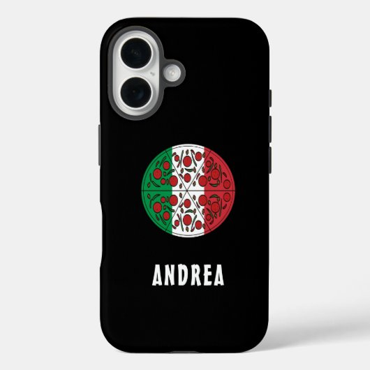 Leuke aangepaste naam Italië Italiaanse vlag Peppe Case-Mate iPhone Case (Achterkant)