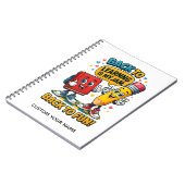 Leuke Aangepaste Naam School Notitieboek (Linkerzijde)